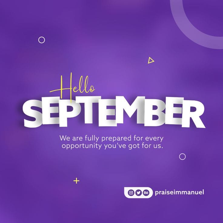 🌟 Welcome September! 🌟
