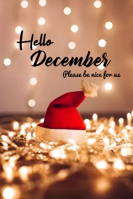 Welcoming the Month of December